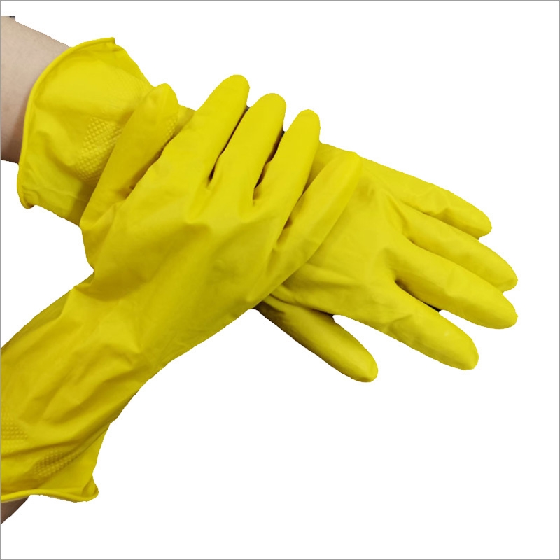Industrial latex gloves